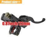 QAZAKY 7/8inch Left Handlebar Hydraulic Brake Master Cylinder Lever Pump for ATV Quad Moped Pit Dirt Bike Kids Motorcycle 50cc 70cc 90cc 110cc 125cc 150c 200cc 250cc GY6 22mm Taotao Kazuma Sunl Roketa