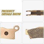 Sintered Brake Pads 3 Sets for Can Am Outlander 450/500 / 570/650 / 800/850 / 1000 Front & Rear Heavy Duty Brake Pads Replacement