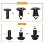 100PCS Nylon Bumper Fastener Clips for Auto