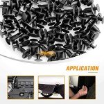 100PCS Nylon Bumper Fastener Clips for Auto