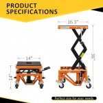 Heavy-Duty Hydraulic Lift Table for ATVs and Bikes