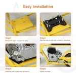 FVRITO Motor Engine Mounting Plate for Predator 212cc 196cc 224cc GX160 6.6HP OHV Small Clone Engine Mini Bike Coleman CT200U BT200X CC100X Baja Doodlebug DB30 Performance Parts Aluminum Black