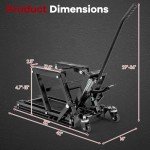 Goplus 15000 LB Hydraulic ATV Scissor Jack
