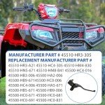 M MATI Front Brake Master Cylinder for Honda ATV TRX 200 250 300 350 420 500 500 ATC 200 250 350 45510-HR3-305