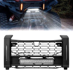 Polaris XPEDITION Front Mesh Grill with LED Lights