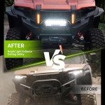 Polaris XPEDITION Front Mesh Grill with LED Lights