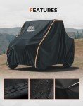 KEMIMOTO All-Weather UTV Cover for Two Seat