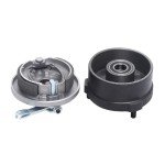 KONKENIE Left & Right Brake Drum Assembly Front Brake Drum Housing Wheel Hub with Brake Fit For 50cc 70cc 90cc 110cc 125cc ATV Quad 4 Wheeler Go Kart Dune Buggy