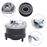 KONKENIE Left & Right Brake Drum Assembly Front Brake Drum Housing Wheel Hub with Brake Fit For 50cc 70cc 90cc 110cc 125cc ATV Quad 4 Wheeler Go Kart Dune Buggy