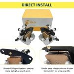 M MATI Front Left Right Brake Calipers for Suzuki Eiger 400 500 Ozark 250 Quadsport 250 400 Vinson 500 LTA 400 500 LTF 250 400 LTZ 250 400 59300-38F30-999 59100-38F30-999