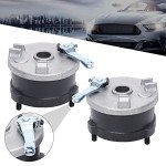 KONKENIE Left & Right Brake Drum Assembly Front Brake Drum Housing Wheel Hub with Brake Fit For 50cc 70cc 90cc 110cc 125cc ATV Quad 4 Wheeler Go Kart Dune Buggy