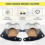 M MATI Front Left Right Brake Calipers for Suzuki Eiger 400 500 Ozark 250 Quadsport 250 400 Vinson 500 LTA 400 500 LTF 250 400 LTZ 250 400 59300-38F30-999 59100-38F30-999