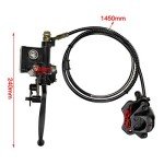 HIAORS Left Hydraulic Brake Master Cylinder Caliper for Taotao Sunl Roketa Nst 50cc 70cc 90cc 110cc 125cc Peace Eagle Cool Sports ATV Quad Parts