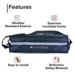 Universal Insulated ATV Rear Cargo Bag - Black