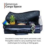 Universal Insulated ATV Rear Cargo Bag - Black