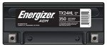 Energizer TX24HL AGM Motorcycle and ATV 12V Battery, 350 Cold Cranking Amps and 21 Ahr, Replaces: YTX24HL-BS and others, Black, 205mmx87mmx162mm
