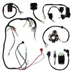 ATV Wiring Harness Kit with CDI & Ignition Parts
