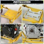 YOXUFA Mini Bike Motor Engine Mounting Plate Adapter Bracket for 79cc 97cc 100cc Coleman CT100U CC100X Baja DoodleBug DB30 Motovox MBX10 MBX11 Predator 212cc Tecumseh 4 Stroke Engine Parts Aluminum