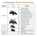 Heavy Duty Waterproof UTV Cover for 4-6 Seaters