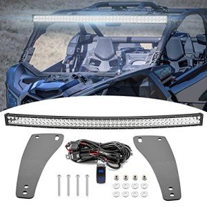 XJMOTO 50'' Curved LED Light Bar Set
