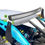 XJMOTO 50'' Curved LED Light Bar Set