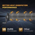 XJMOTO 50'' Curved LED Light Bar Set