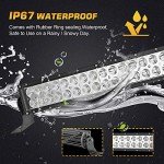 XJMOTO 50'' Curved LED Light Bar Set