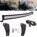 XJMOTO 50'' Curved LED Light Bar Set