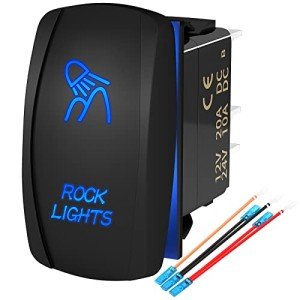 Rocker Light Switch for UTV, Jeep, ATV, Boat