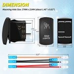 Rocker Light Switch for UTV, Jeep, ATV, Boat