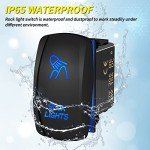 Rocker Light Switch for UTV, Jeep, ATV, Boat