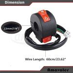 Handlebar Mount Start Kill Switch for ATVs & Motorbikes