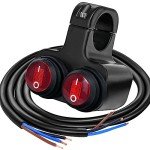 7/8" Waterproof ATV Handlebar Push Button Switch