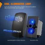 Nilight LED Rocker Switch for ATVs and Vehicles