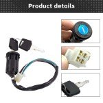 Supaospg 4-Wire Ignition Switch with Keys