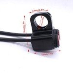 7/8" Waterproof ATV Handlebar Push Button Switch