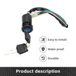 Supaospg 4-Wire Ignition Switch with Keys