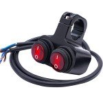 7/8" Waterproof ATV Handlebar Push Button Switch