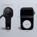 Waterproof Aluminum Toggle Switch for ATVs and Motorcycles