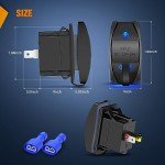 Dual USB Fast Charger for Rocker Switch Panels