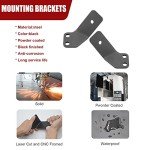 XJMOTO LED Light Mounting Brackets for Yamaha YXZ