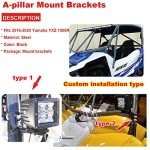 XJMOTO LED Light Mounting Brackets for Yamaha YXZ