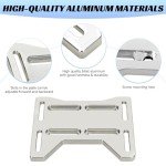 YOXUFA Mini Bike Motor Engine Mounting Plate Adapter Bracket for 79cc 97cc 100cc Coleman CT100U CC100X Baja DoodleBug DB30 Motovox MBX10 MBX11 Predator 212cc Tecumseh 4 Stroke Engine Parts Aluminum