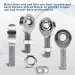 Heavy-Duty Heim Joint Rod End Kit, 1/2