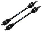 SuperATV Heavy Duty Rhino 2.0 Front Axles for 2016-2023 Polaris RZR XP Turbo | Front PAIR | Made with 4340 Chromoly Steel- 2x Stronger than Stock!