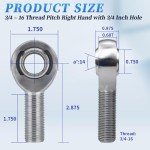 3/4" Heim Joint Rod End Bearing Kit - 2 Pack
