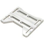 YOXUFA Mini Bike Motor Engine Mounting Plate Adapter Bracket for 79cc 97cc 100cc Coleman CT100U CC100X Baja DoodleBug DB30 Motovox MBX10 MBX11 Predator 212cc Tecumseh 4 Stroke Engine Parts Aluminum