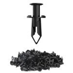 50 Pcs 8mm ATV Fender Push Retainer Clips