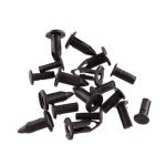 50 Pcs 8mm ATV Fender Push Retainer Clips