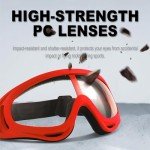 10-Piece Dirt Bike Goggles and Face Mask Set